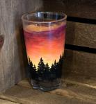 Sunrise Pint Glass by Kimberly Henry