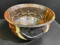 Copper Swirl Bowl by Cari & Peter Corbet-Owen