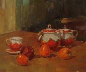 Still Life with Teacup by Oleg Ulitskiy