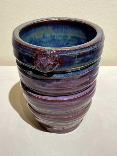 Blue/Plum Vase by Cari %26 Peter Corbet-Owen