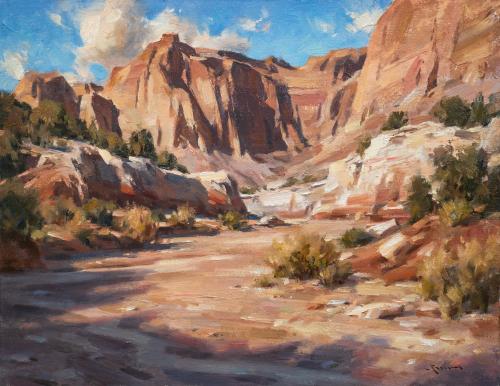 Bluffs of Navajo Sandstone by Mitch Baird
