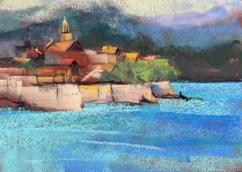 Quick Autumn Storm, Korcula City Croatia by Steve Hill