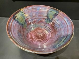 Large Violet Bowl by Cari & Peter Corbet-Owen