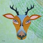 Dance Mask - Deer by Fay Kahn