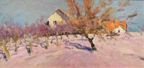 Winter Orchard by Oleg Ulitskiy
