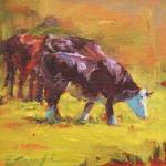 Cattle Study by Elizabeth Ganji