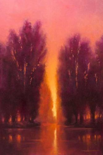 Sunset Lake by Don Bishop