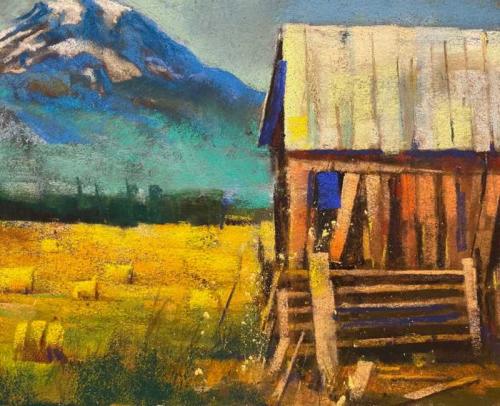 Hay Season at Mt. Adams by Steve Hill