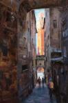 Passage to Piazza del Campo by Mitch Baird