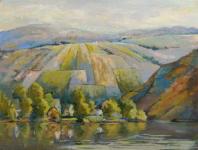 Vineyards on the Mosel, Germany by Harry Wheeler