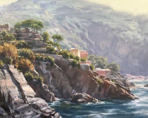 Cliffs of Corniglia by Mitch Baird