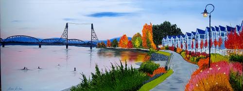 Vancouver's Columbia River Trail III by James Dunbar