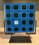 Square Fused Glass Plate I by David Collier