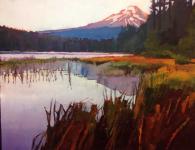 Trillium Lake Sunrise by Tracy Leagjeld