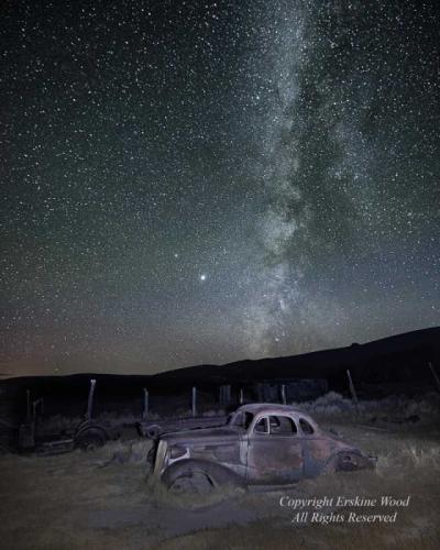 Milky Way over Bodie by Erskine Wood