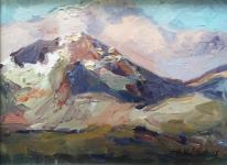 Study of Snowy Mountain by Oleg Ulitskiy