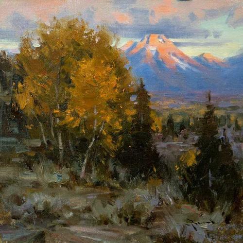 First Light, Mt Moran by Mitch Baird