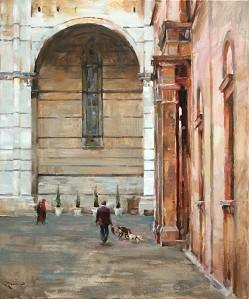 Walking the Dogs, Duomo di Santa Maria by Mitch Baird
