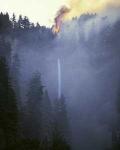 Fire at Multnomah Falls (2 of 50) by Steve Terrill