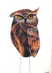 Owl Series I by Janel Pahl